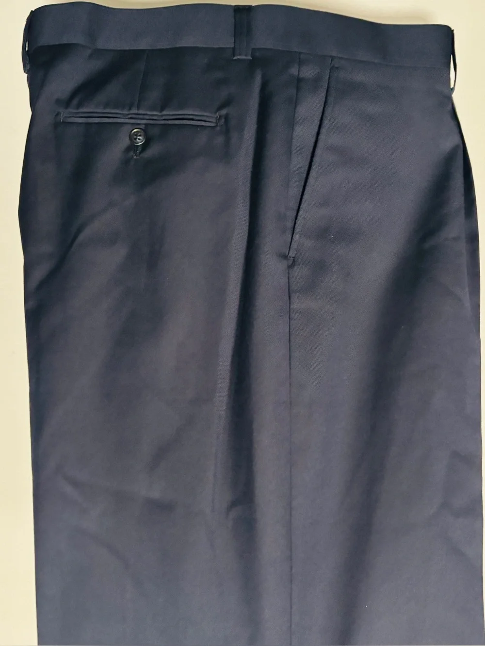 Rossi Man NWT Navy Blue 3-Piece Wool Suit 50L/44L